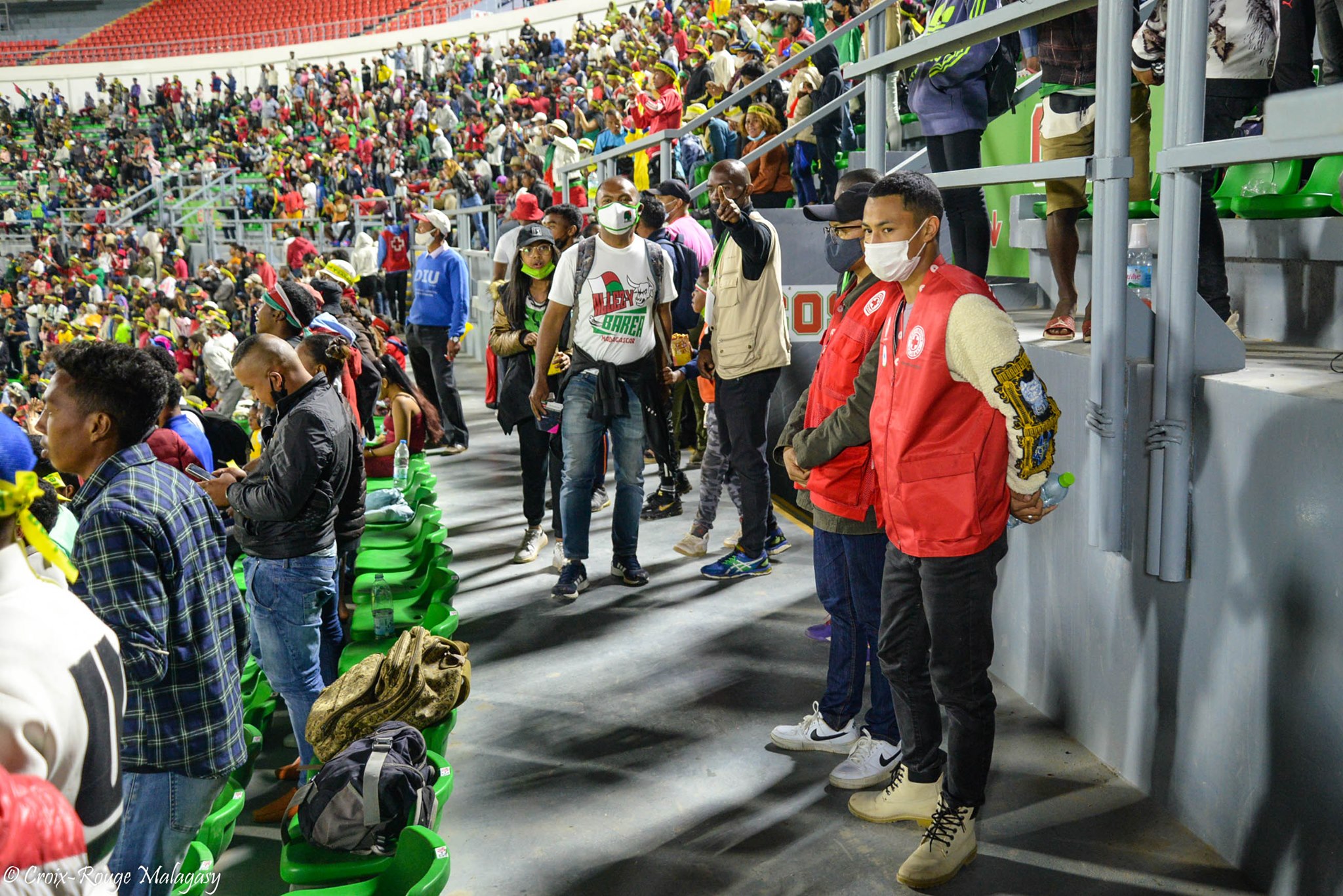 couverture sanitaire au Stade de Barea